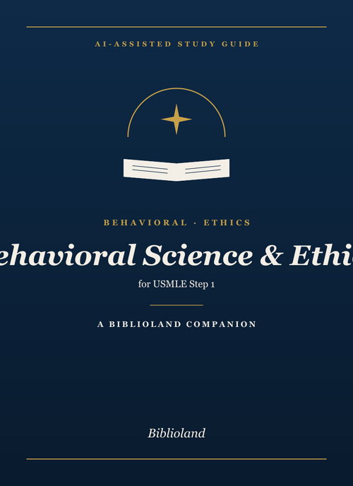 Behavioral Science & Ethics — Biblioland AI Study Guide