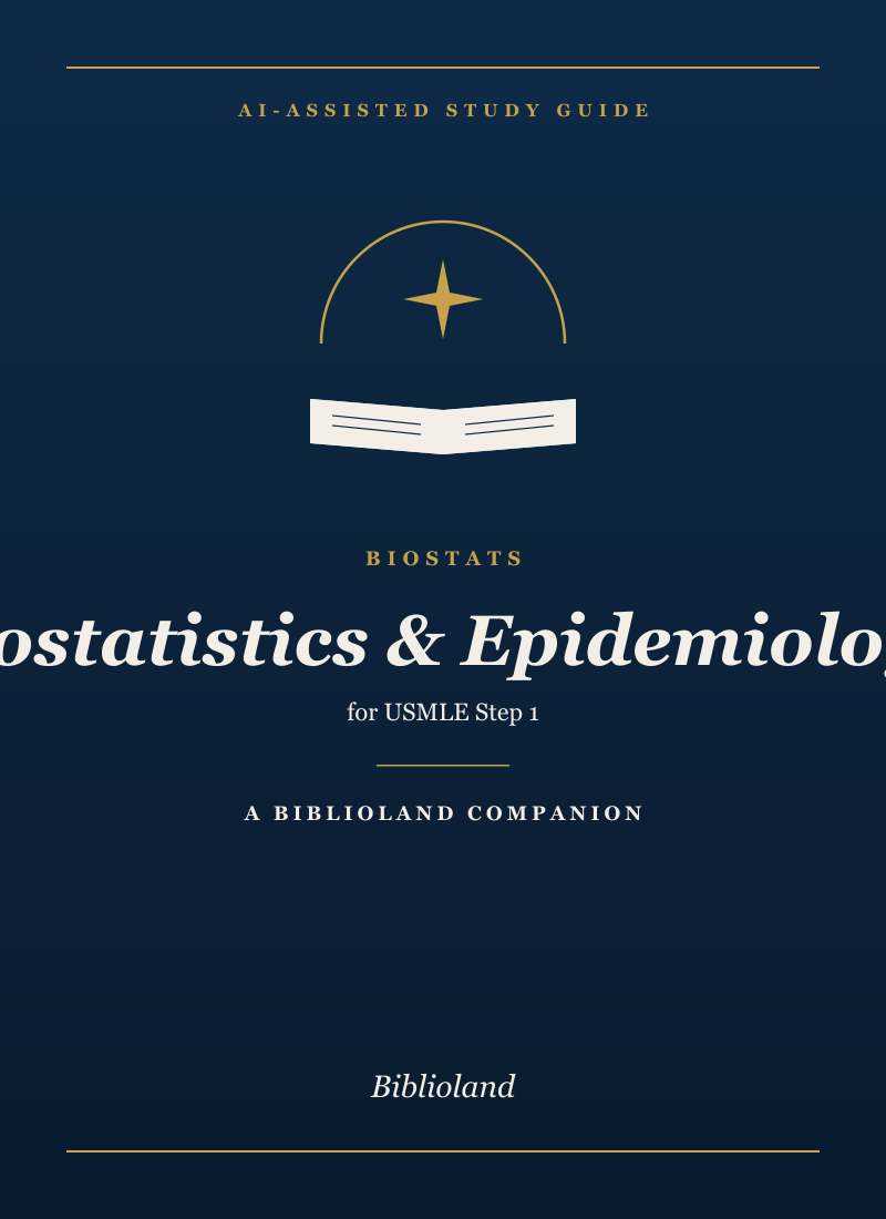 Biostatistics & Epidemiology — Biblioland AI Study Guide